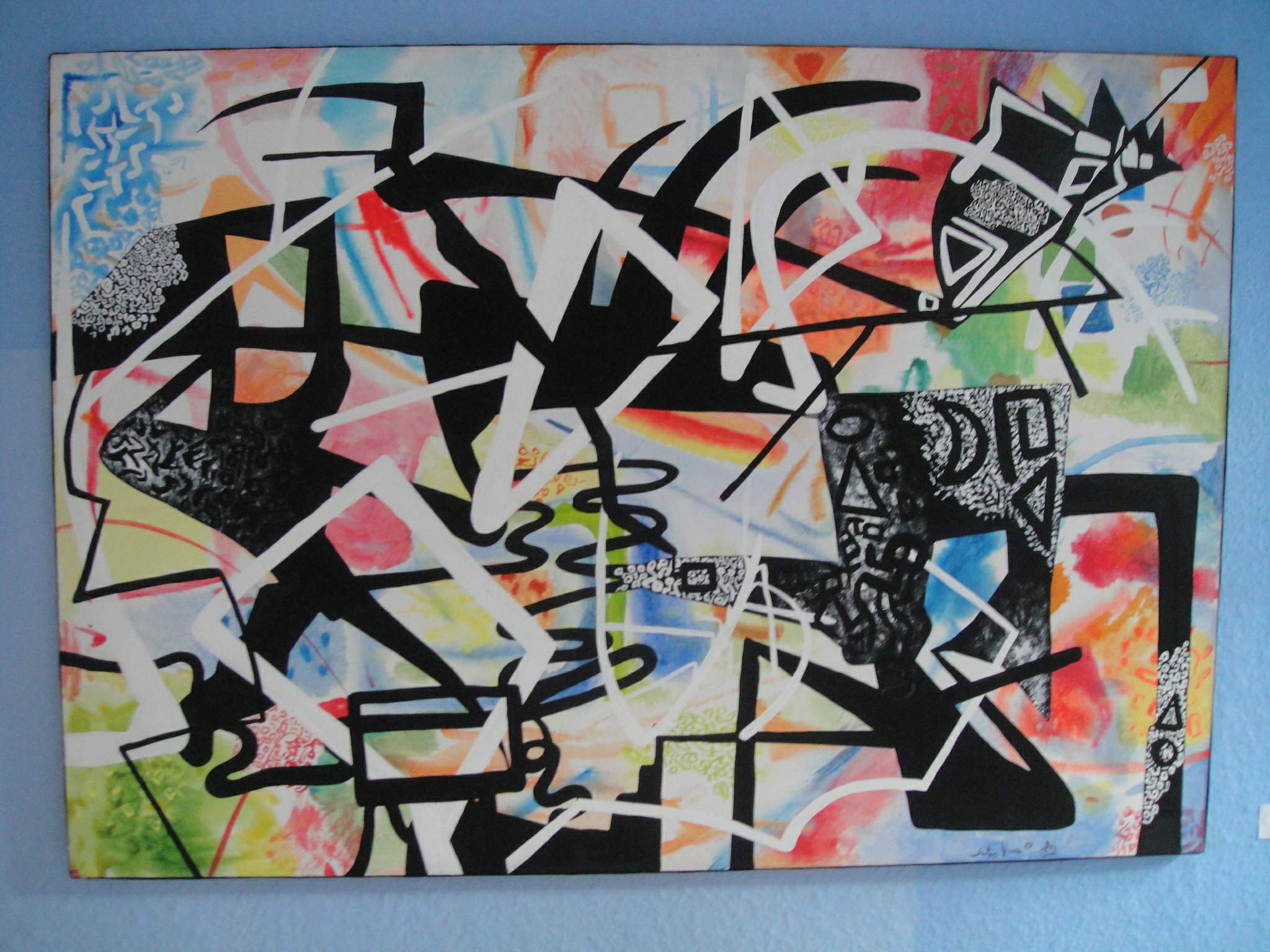 Mohamed, 100x140, akril, vászon, 1987. ZIMÁNYI László gyűjteménye